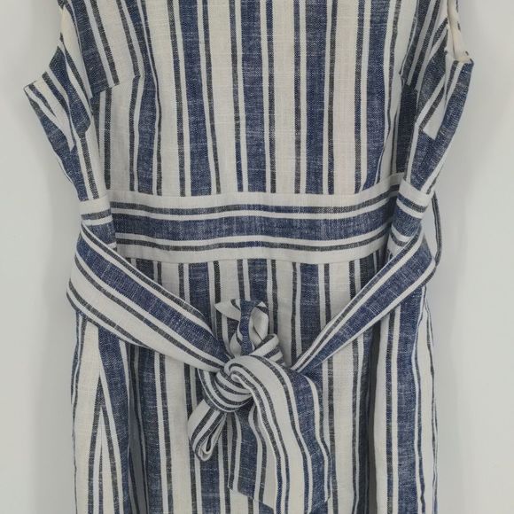 J. Crew Blue and White Striped Mini Dress - Picture 9 of 15